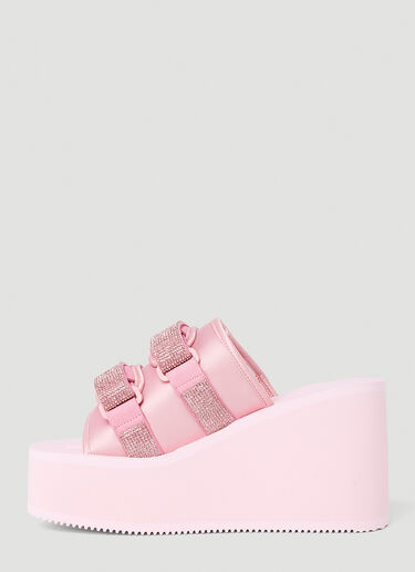 x Suicoke Moto Platform Mules Blumarine x Suicoke Moto Platform Mules Pink blm0252028