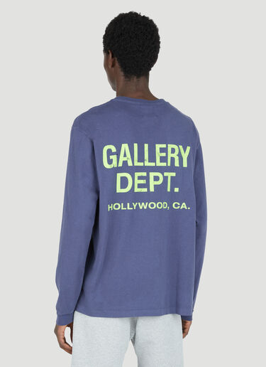 Gallery Dept. Logo Print T-Shirt Navy gdp0152015