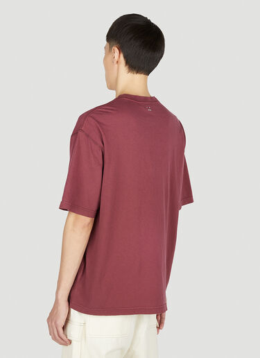 Acne Studios 페이스 패치 티셔츠 레드 acn0151030