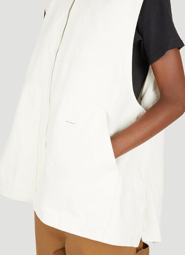 Toogood x Carhartt WIP Antique Dealer X Classic Sleeveless Jacket White toc0349012