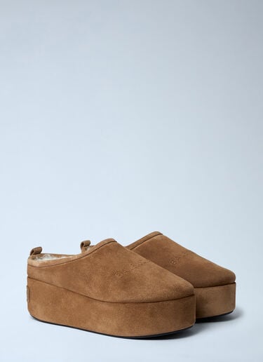 Suede Mules Balenciaga Suede Mules Camel bal0261021