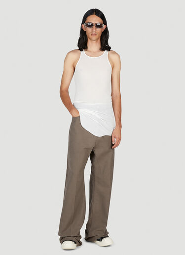 Rick Owens Basic Rib Tank Top White ric0153014