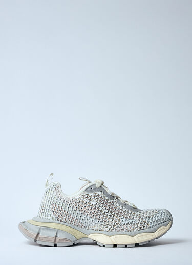 Balenciaga 3XL Fishnet Sneakers White bal0259051