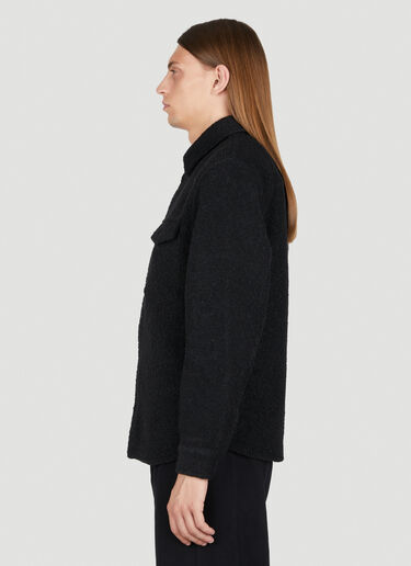 Saint Laurent 텍스처드 오버셔츠 블랙 sla0154007