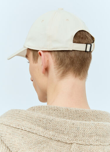 JW Anderson Logo Embroidery Baseball Cap Cream jwa0156009