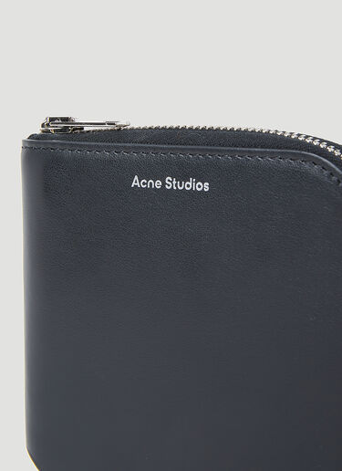Acne Studios Foil Stamped Wallet Grey acn0152056