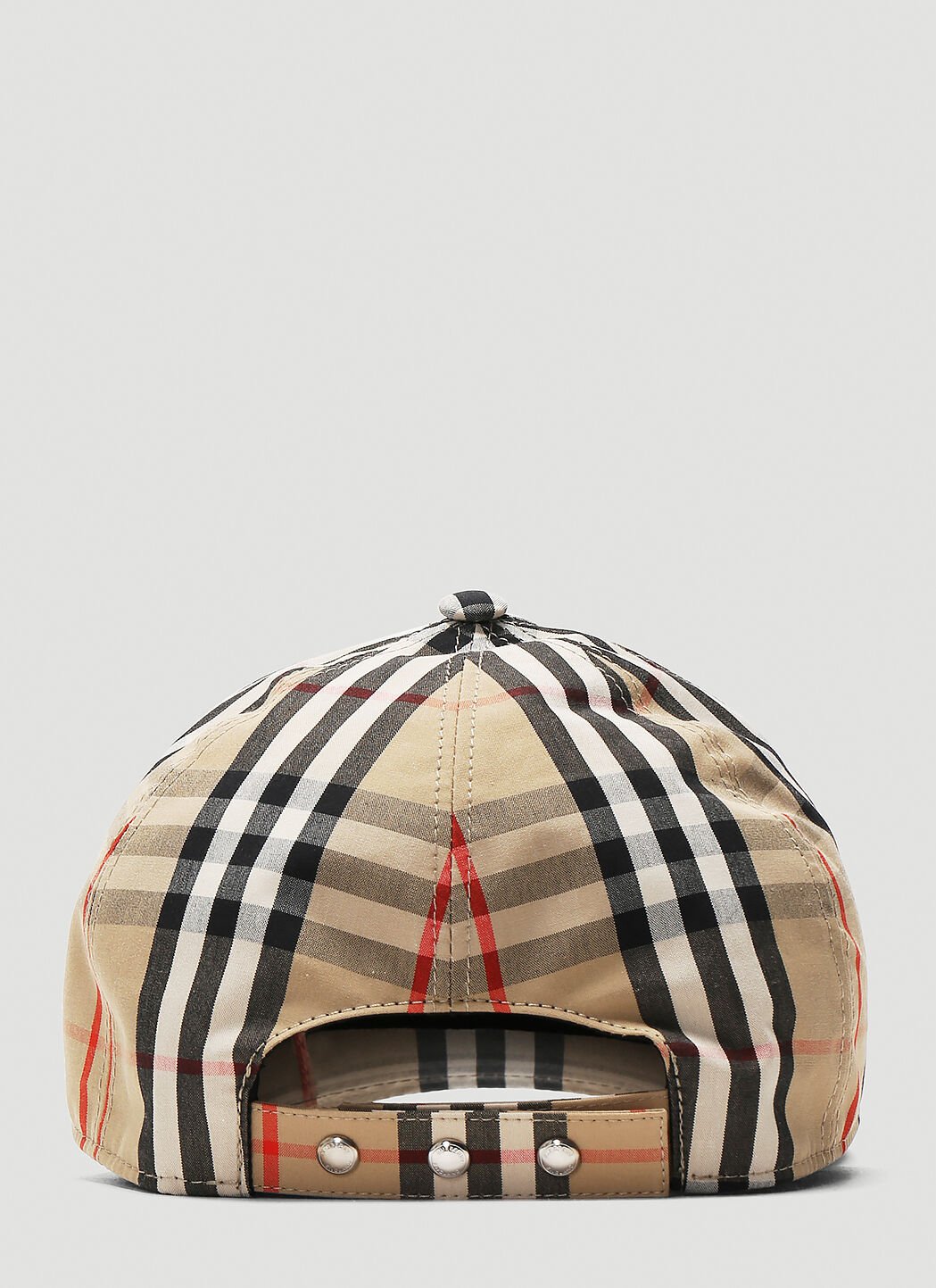Burberry TB Vintage Check Baseball Cap in Beige LN CC