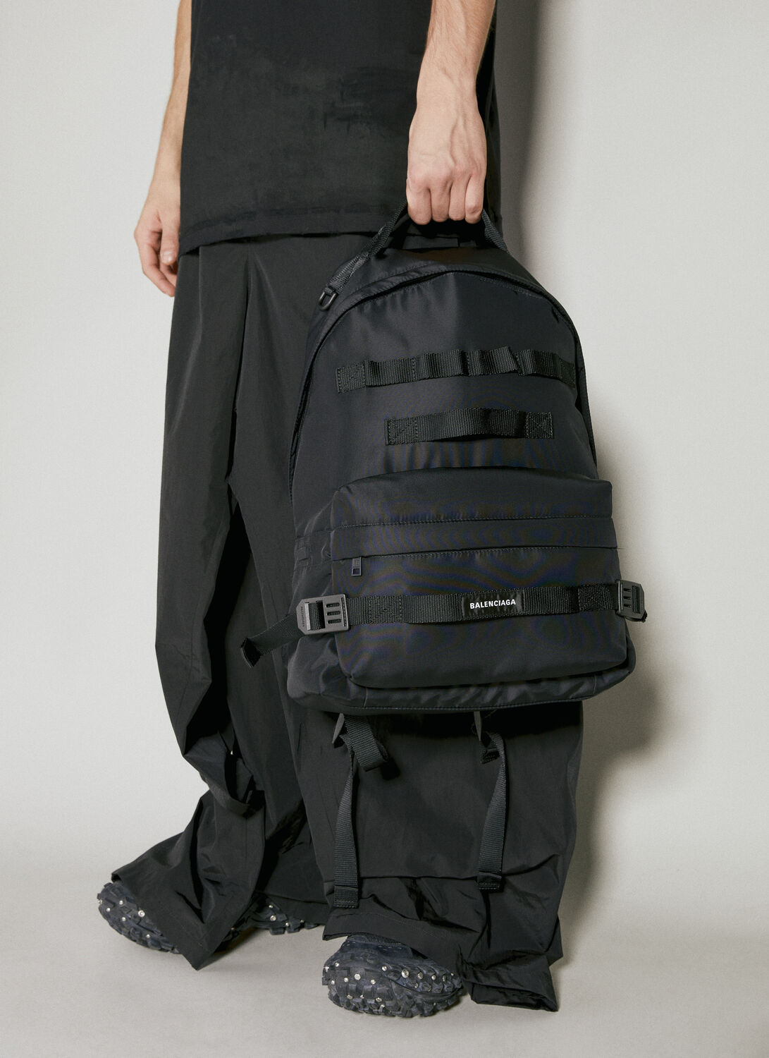 Balenciaga Army Medium Multicarry Backpack In Black ModeSens