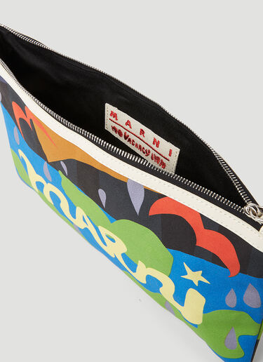 Graphic Print Pouch Marni x No Vacancy Graphic Print Pouch Multicolour mvy0153015