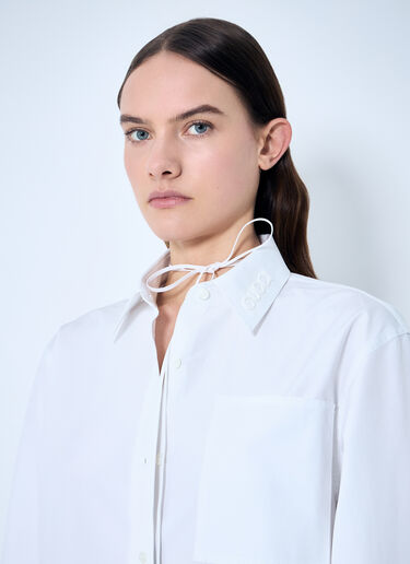 Gucci Heavy Cotton Poplin Shirt White guc0259027