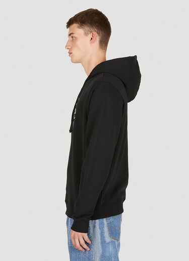 More Joy Logo Print Hooded Sweatshirt Black mjy0349004