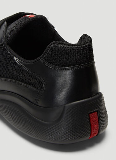 Prada America’s Cup Lace-Up Sneakers Black pra0139023