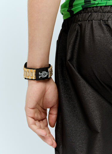 Walter Van Beirendonck Dive Beaded Bracelet Gold wlt0156029