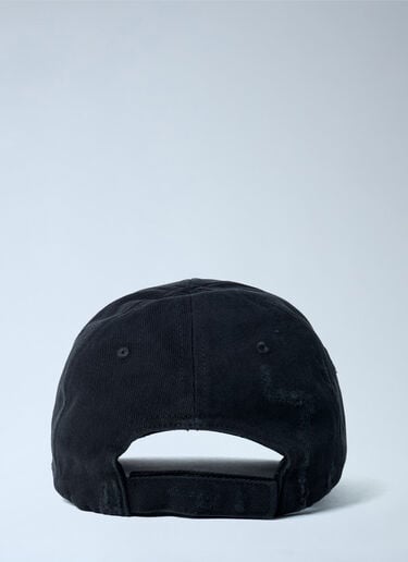 Logo Motif Baseball Cap Balenciaga Logo Motif Baseball Cap Black bal0162009