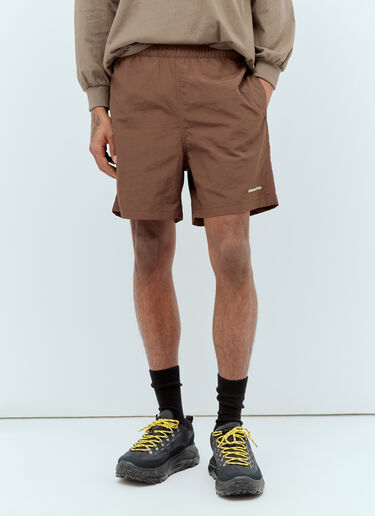 thisisneverthat® Logo Embroidery Jogging Shorts Brown tsn0156009