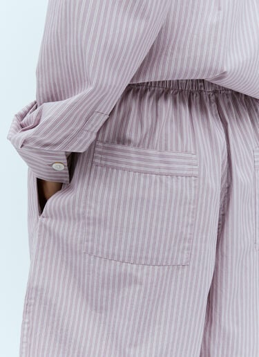x Birkenstock Stripe Shorts Tekla x Birkenstock Stripe Shorts Purple tek0355005