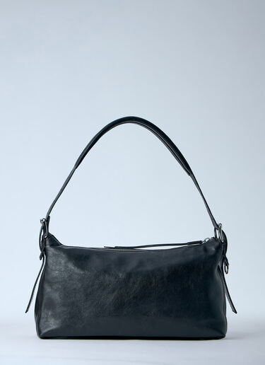 Lemaire Belted Baguette Shoulder Bag Black lem0264026
