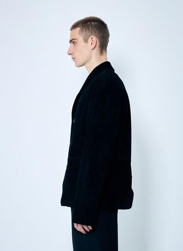 Prada Suede Jacket Black pra0159034