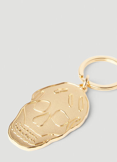 Alexander McQueen Skull Keyring Gold amq0145139