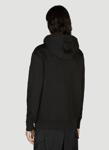 Moncler Zip Up Hooded Sweatshirt Black mon0153034
