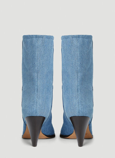 Isabel Marant Denim Rouxa Boots Blue ibm0251026