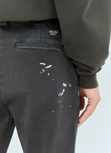 Gallery Dept. Flared Chino Pants Black gdp0158042