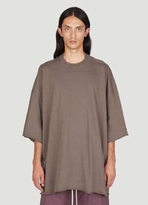 Rick Owens Tommy T Oversized T-Shirt Brown ric0153017