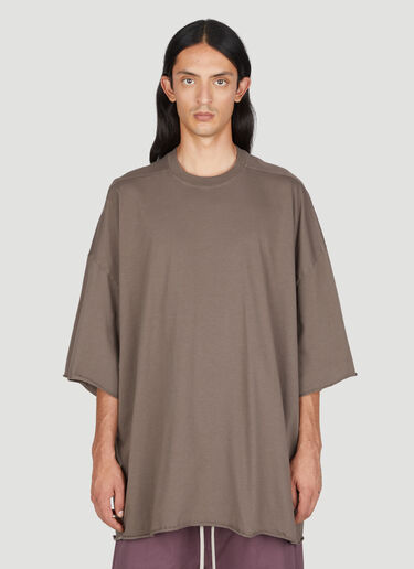 Rick Owens トミー T オーバーサイズ T シャツ ブラウン ric0153017