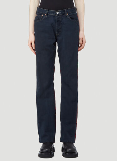 (DI)VISION Upcycled Split Jeans Blue div0342001