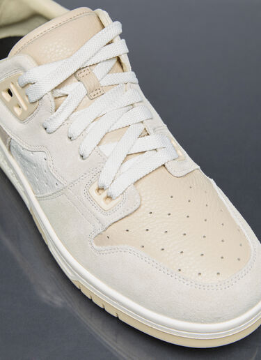 Acne Studios Leather Low Top Sneakers Beige acn0155037