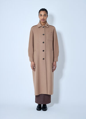 Max Mara Wool-And-Cashmere-Blend Coat Beige max0260035