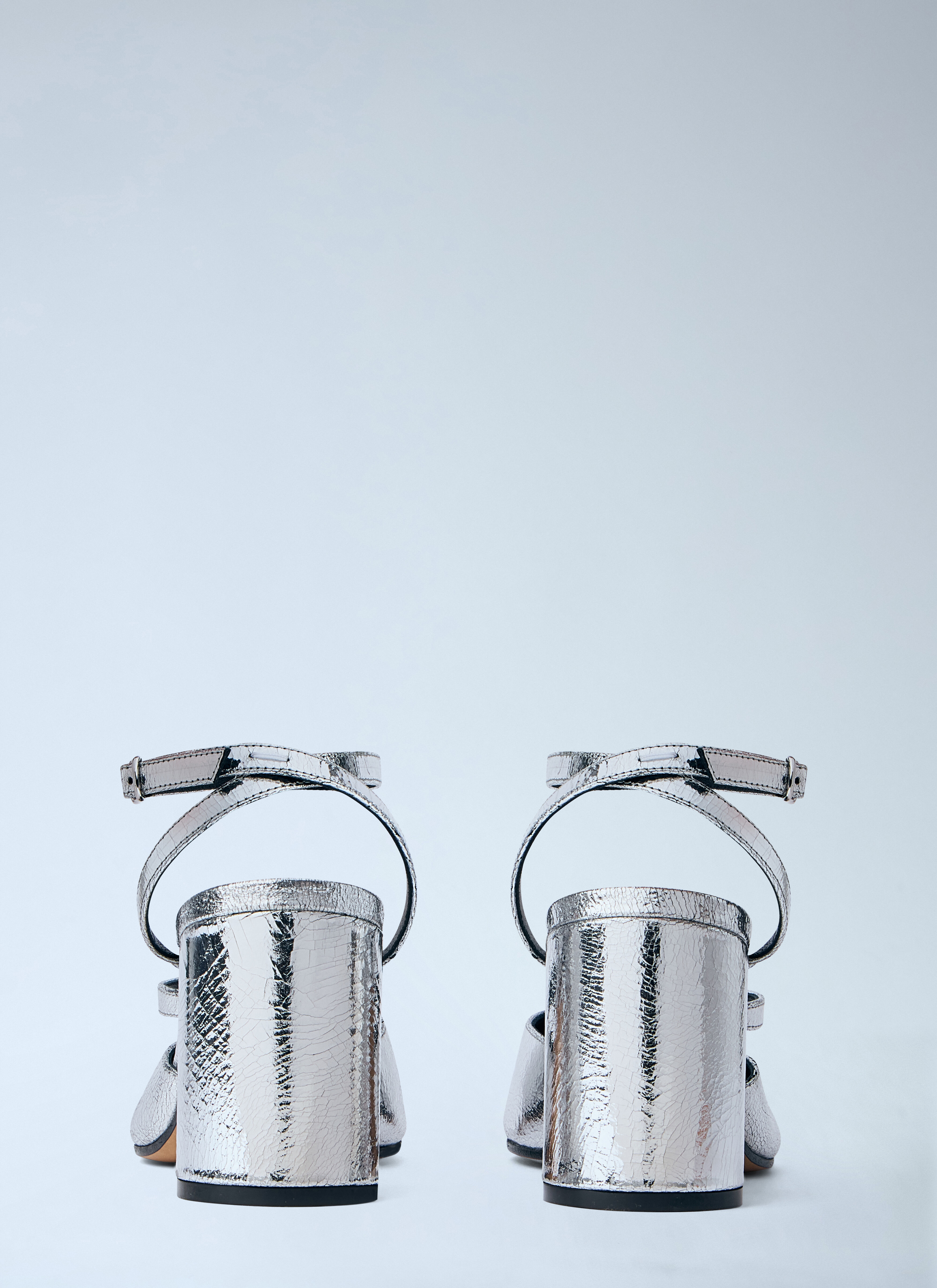 Maison Margiela Women's' Tabi Pump Sandals in Silver | LN-CC®