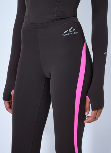 LN-CC® - Balenciaga: High Waist Leggings - Brown Balenciaga High Waist Leggings Brown bal0265010
