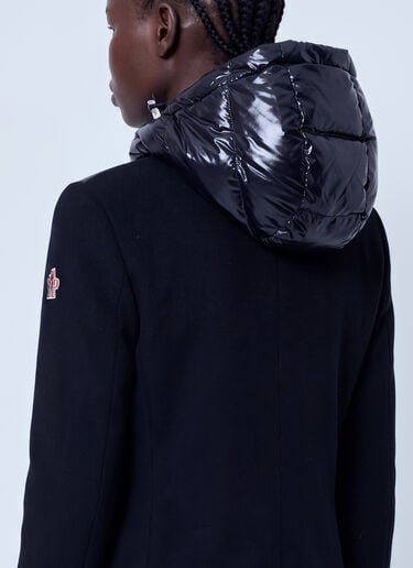 Moncler Grenoble Hooded Quilted Down Vest Black mog0265015