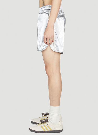 adidas by Wales Bonner Metallic Track Shorts Silver awb0352005