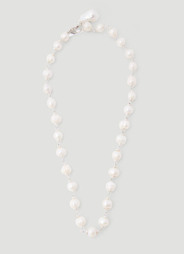 Pearl Octopuss.y 뱀파이어 진주 체인 네크리스 실버 prl0353002