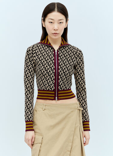 Dries Van Noten Knitted Zip Cardigan Multicolour dvn0256025
