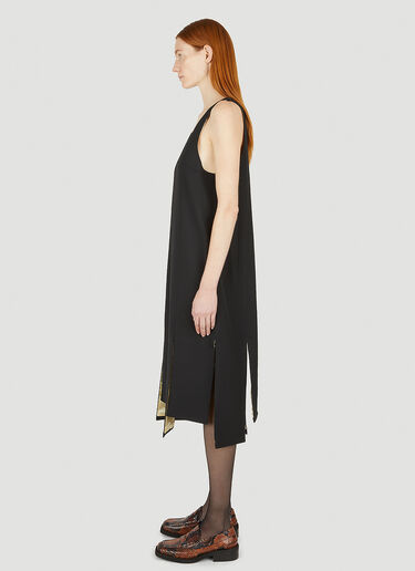 GANNI Asymmetric Dress Black gan0247022