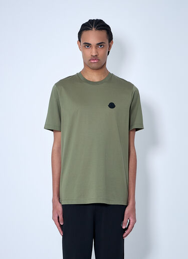 Moncler Logo Motif T-Shirt Green mon0160022