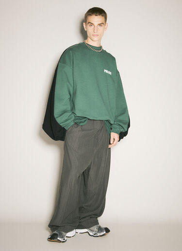 Vetements Polizei / Securite Double Sweatshirt Green vet0158006