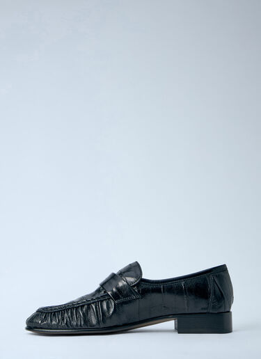 The Row Soft Loafers Black row0264099