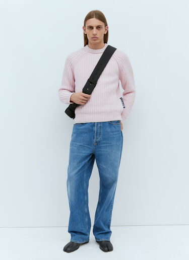 Wool Knit Sweater Gucci Wool Knit Sweater Pink guc0155020