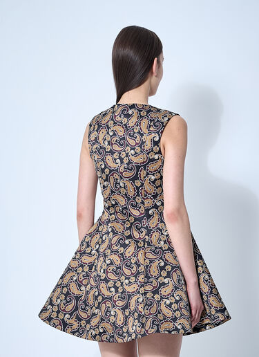 JW Anderson Printed Tea Dress Brown jwa0260004