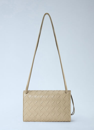 LN-CC® - Bottega Veneta: Andiamo Pouch on Strap - Beige Bottega Veneta Andiamo Pouch on Strap Beige bov0264028