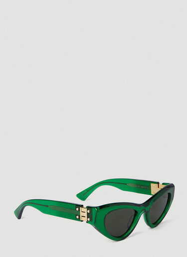 Bottega Veneta Bv1142s Cat Eye Sunglasses Green bov0247144