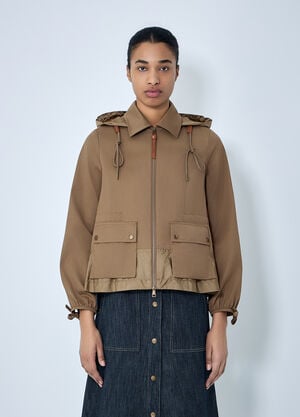 Moncler Adenium Hooded Jacket Khaki mon0264003