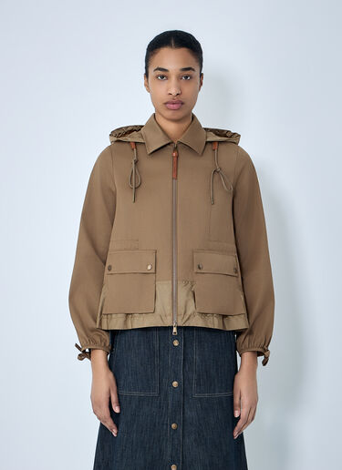Moncler Adenium Hooded Jacket Khaki mon0264003