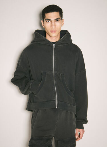 Entire Studios Eternal Zip Hooded Sweatshirt Black ent0157029