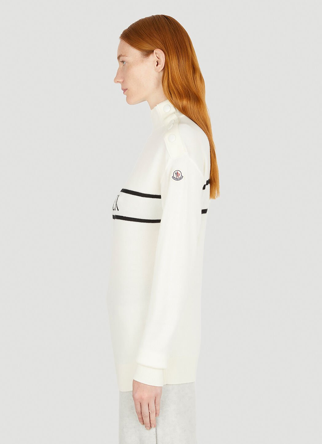 Moncler sweater white online