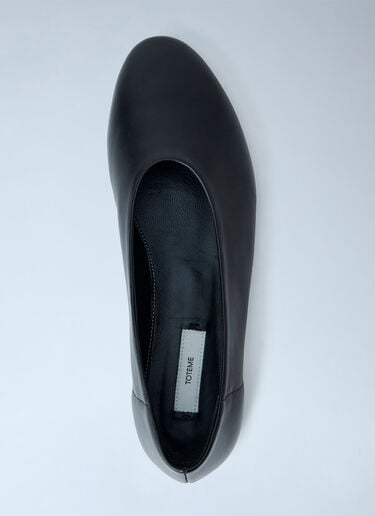 Toteme Slip Nappa Ballerinas Black tot0265051